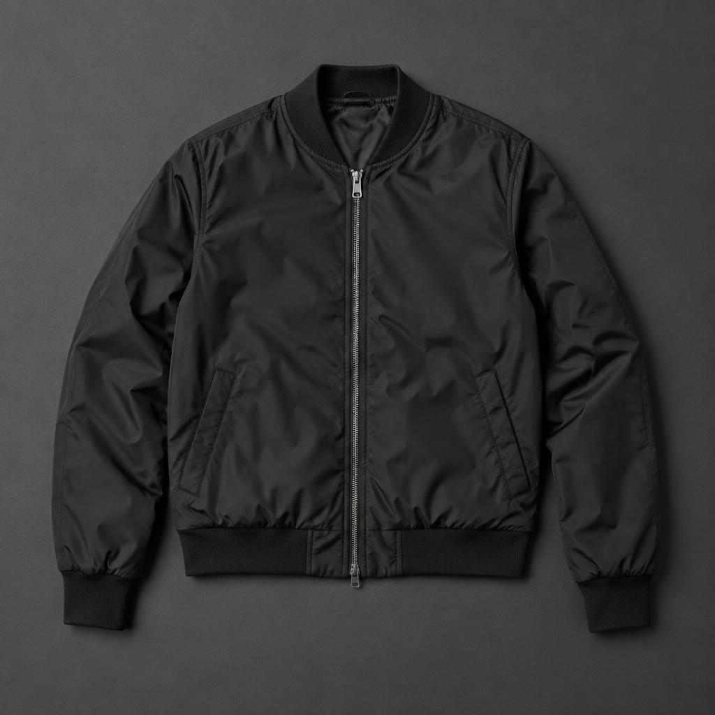Ungebrandete dunkle Jacke - Projektplatzhalter